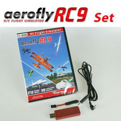 Set: aeroflyRC9 with Interface for Spektrum