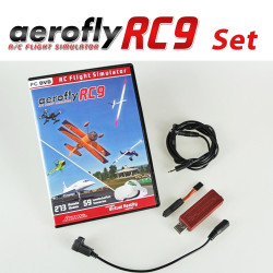 Set: aeroflyRC9 with Interface for Futaba
