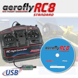 Set: aeroflyRC8 STANDARD mit USB-FlightController