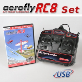 Set: aeroflyRC8 mit USB-FlightController