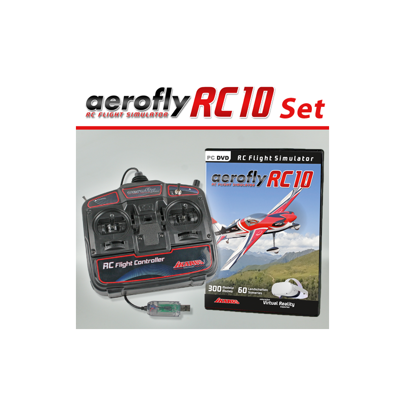 Set: aeroflyRC10 with USB-FlightController