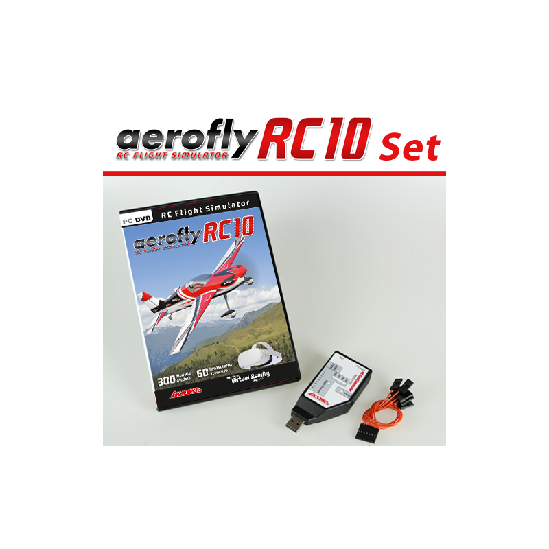 Set: aeroflyRC10 mit SimConnector