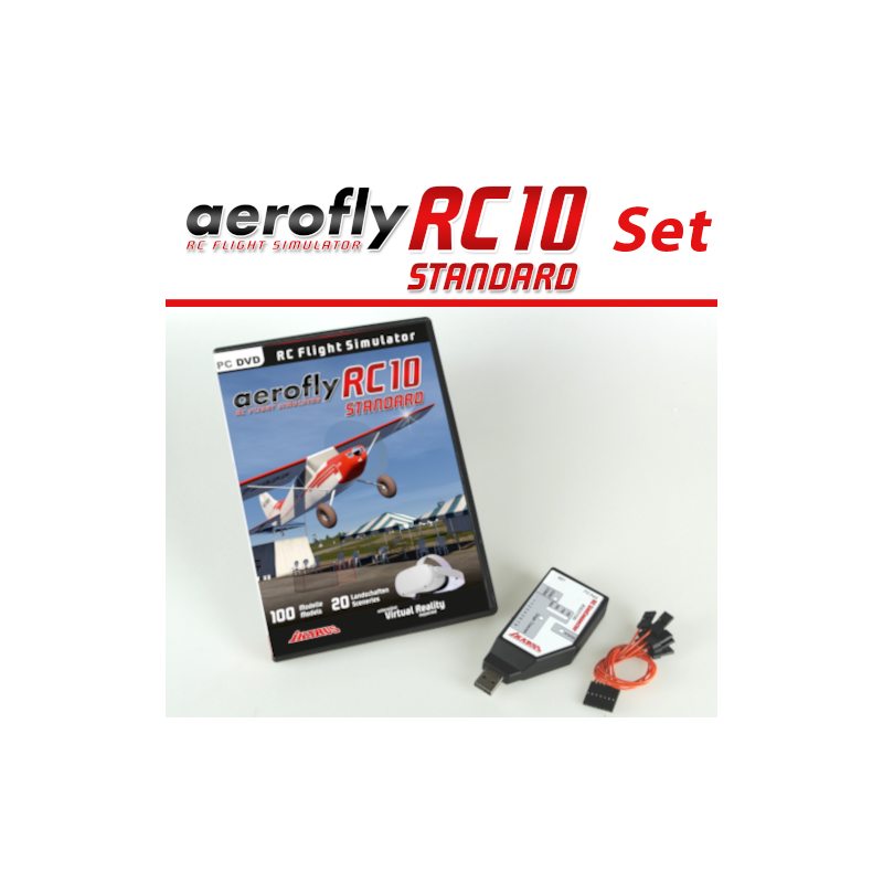 aeroflyRC10 STANDARD with RC SimConnector