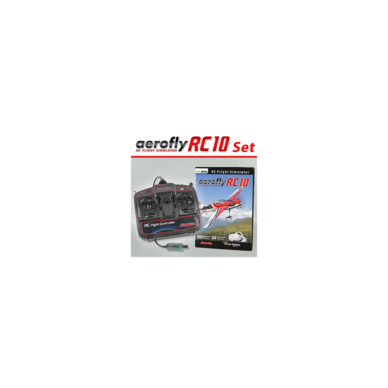 Set: aeroflyRC10 with USB-FlightController