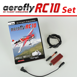 Set: aeroflyRC10 with Interface for Futaba