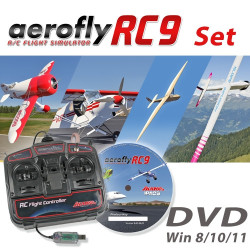 Set: aeroflyRC9 with USB-FlightController